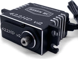 422HD V2 Digital Metal Gear Waterproof Programmable Servo, Black