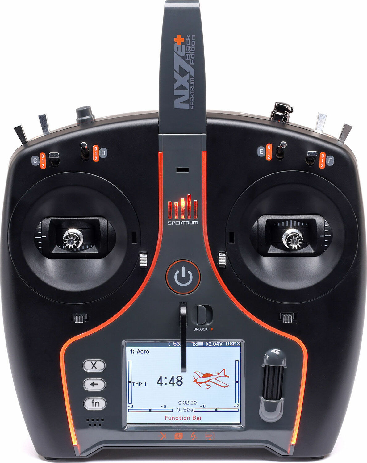 NX7e+ 14-Channel DSMX Transmitter Only, Black Edition
