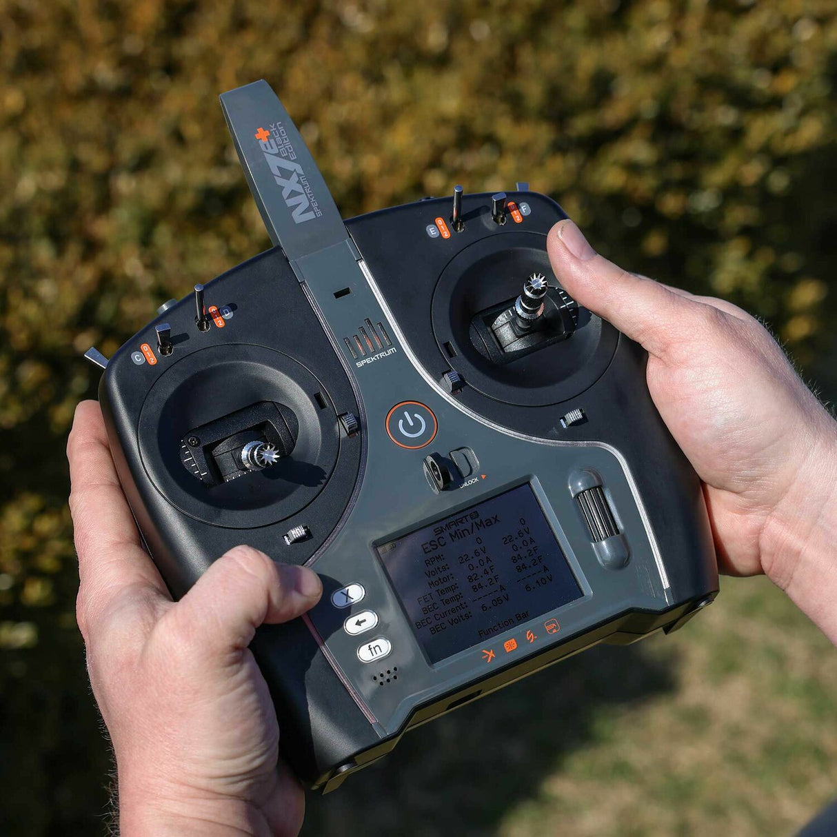 NX7e+ 14-Channel DSMX Transmitter Only, Black Edition