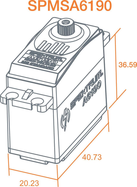 A6190 Standard Metal Gear HV Aircraft Servo