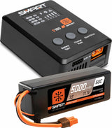 Smart Powerstage Surface Bundle: 5000mAh 3S 50C LiPo Battery (IC3) / 100W S100 Charger