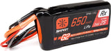 7.4V 650mAh 2S 15C Smart G2 Receiver LiPo Battery: IC3