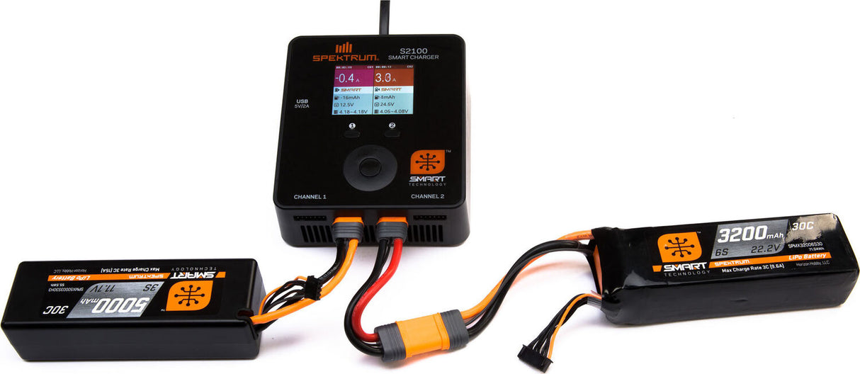 11.1V 3200mAh 3S 30C Smart LiPo Battery: IC3