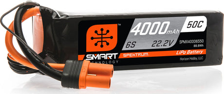 22.2V 4000mAh 6S 50C Smart LiPo Battery: IC5