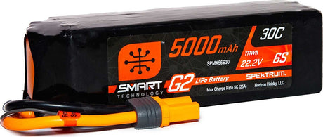 22.2V 5000mAh 6S 30C Smart G2 LiPo Battery: IC5