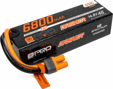 14.8V 6800mAh 4S 120C Smart G2 Pro Basher LiPo: IC5