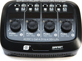 S44 Micro 4-port AC/DC 1S LiPo Smart Charger