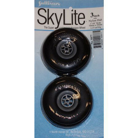 Skylite Wheels w/Treads,3" (2 wheels and tires included)