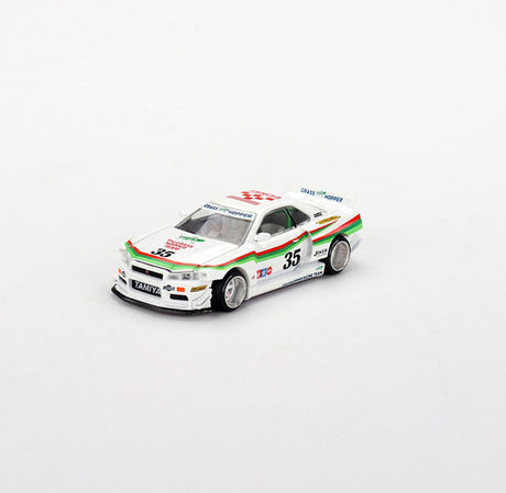 1/64 Kaido GT Nissan Skyline GT-R (R34) Tamiya X Kaido House “The Grasshopper” Diecast Model