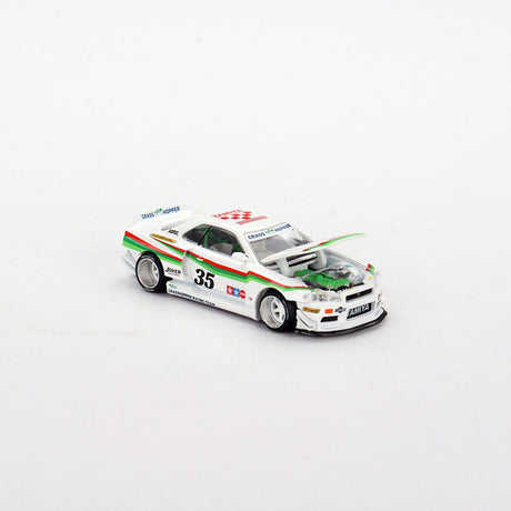 1/64 Kaido GT Nissan Skyline GT-R (R34) Tamiya X Kaido House “The Grasshopper” Diecast Model