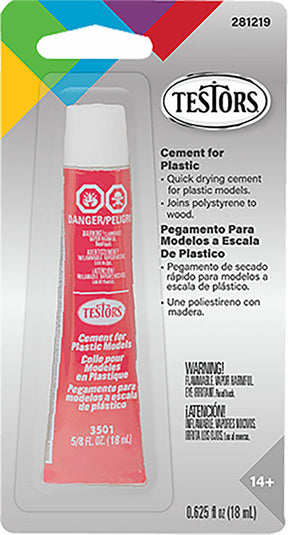 Cement for Plastics, 5/8 oz