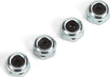 6-32 Nylon Insert Lock Nuts, Zinc Plated 4/pkg