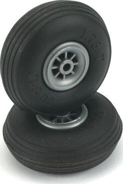1 3/4" Diameter Treaded Tires, 2/pkg