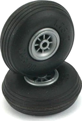 2" Diameter Treaded Surface Wheels 2/pkg