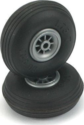 2 3/4" Diameter Treaded Tires 2/pkg