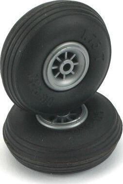 3" Diameter Treaded Tires 2/pkg