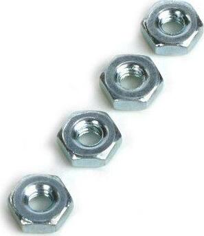 Standard Steel Hex Nuts (2-56) 4/pkg