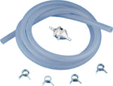 3/32" ID Silicone Fuel Tubing, Filter & Fuel Line Clip Combo