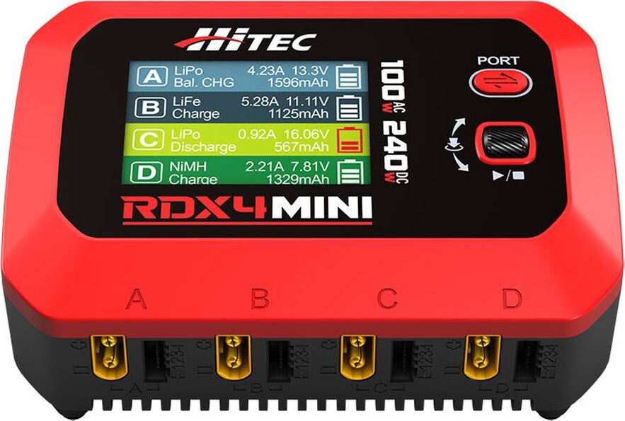 RDX4 Mini 240W DC 100W AC Battery Charger (1-4S)