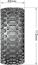 SC-Uphill 1/10 Short Course Tires, Soft, 12, 14 & 17mm