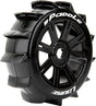 B-Paddle 1/8 Off-Road Buggy Tires, 17mm Hex, Mounted on