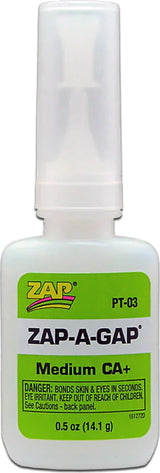 Zap-A-Gap CA+ Glue 1/2oz
