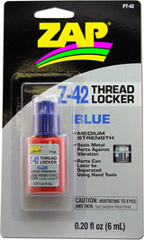 Zap Z-42 Blue Thread Locker 0.2oz Bottle