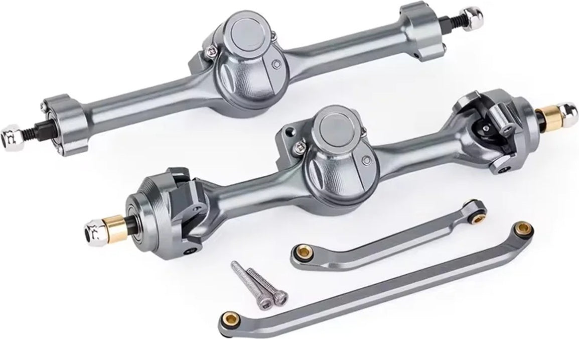 Axial SCX30 Front + Rear Aluminum Extended Axles w +5MM