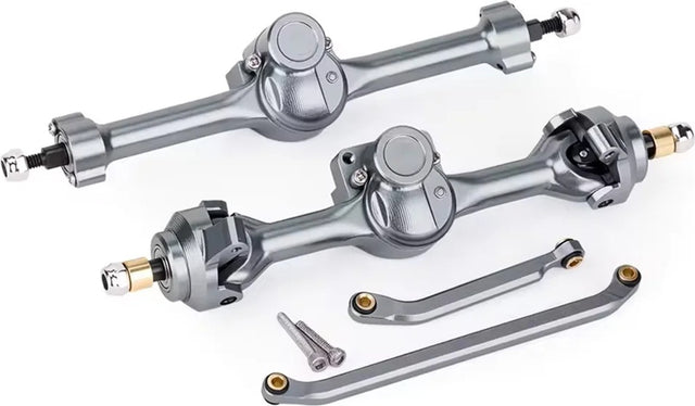 Axial SCX30 Front + Rear Aluminum Extended Axles w +5MM