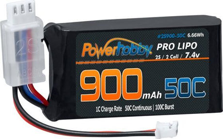 2S 900MAH 50C Upgrade Lipo Battery, for Axial SCX24