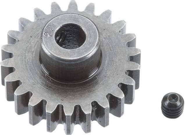 EXTRA HARD 5M/M BORE (1.0 MODULE) PINION 22 TEETH