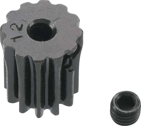 Hard Steel Motor Pinion, 2mm/ .5module, 12T