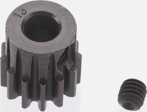 EXTRA HARD 13 TOOTH BLACKENED STEEL 32P PINION 5M/M