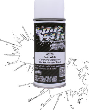 Solid White / Backer, Aerosol Paint, 3.5oz Can
