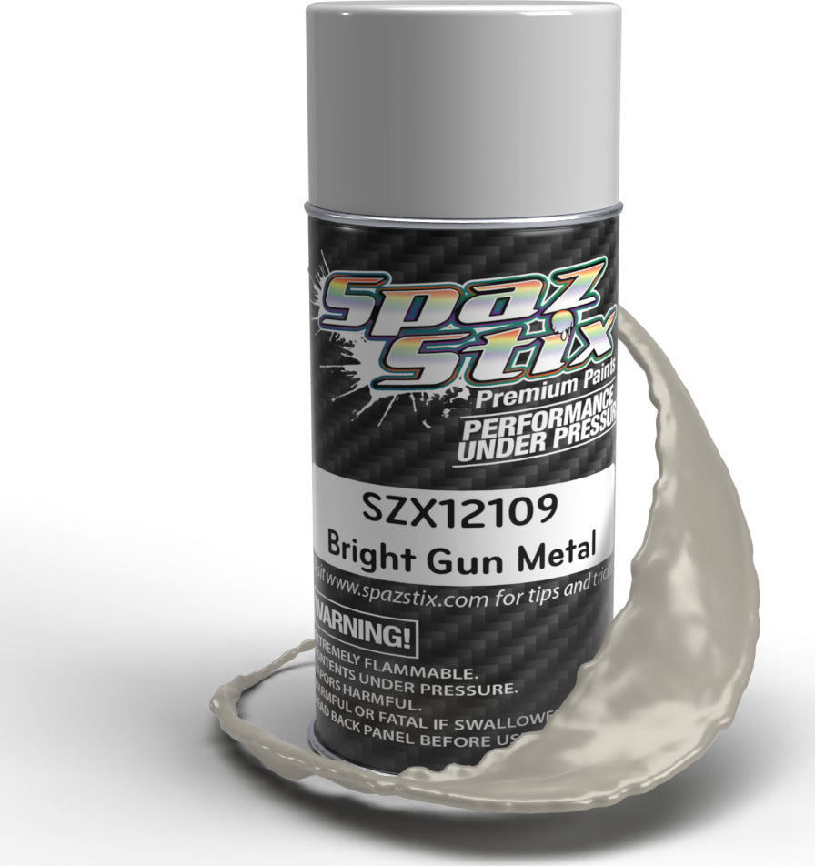 Bright Gunmetal Aerosol Paint, 3.5oz Can