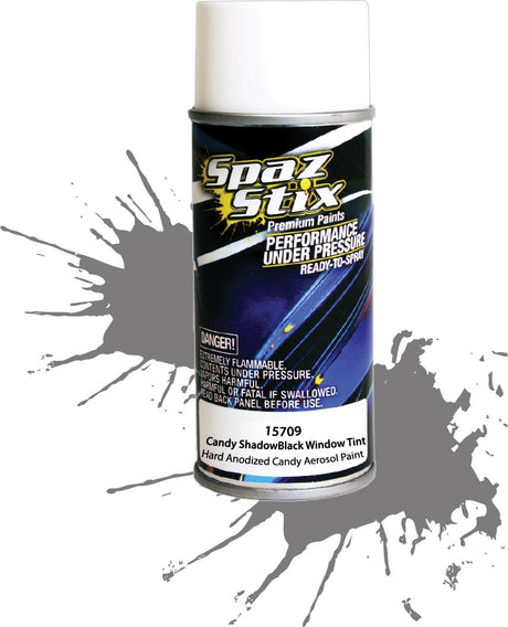 CANDY BLACK WINDOW TINT/ SHADOW AEROSOL PAINT 3.5OZ