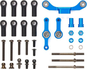 RC Type-S Aluminum Steering Set, TT-02 (Long Tie-Rod)